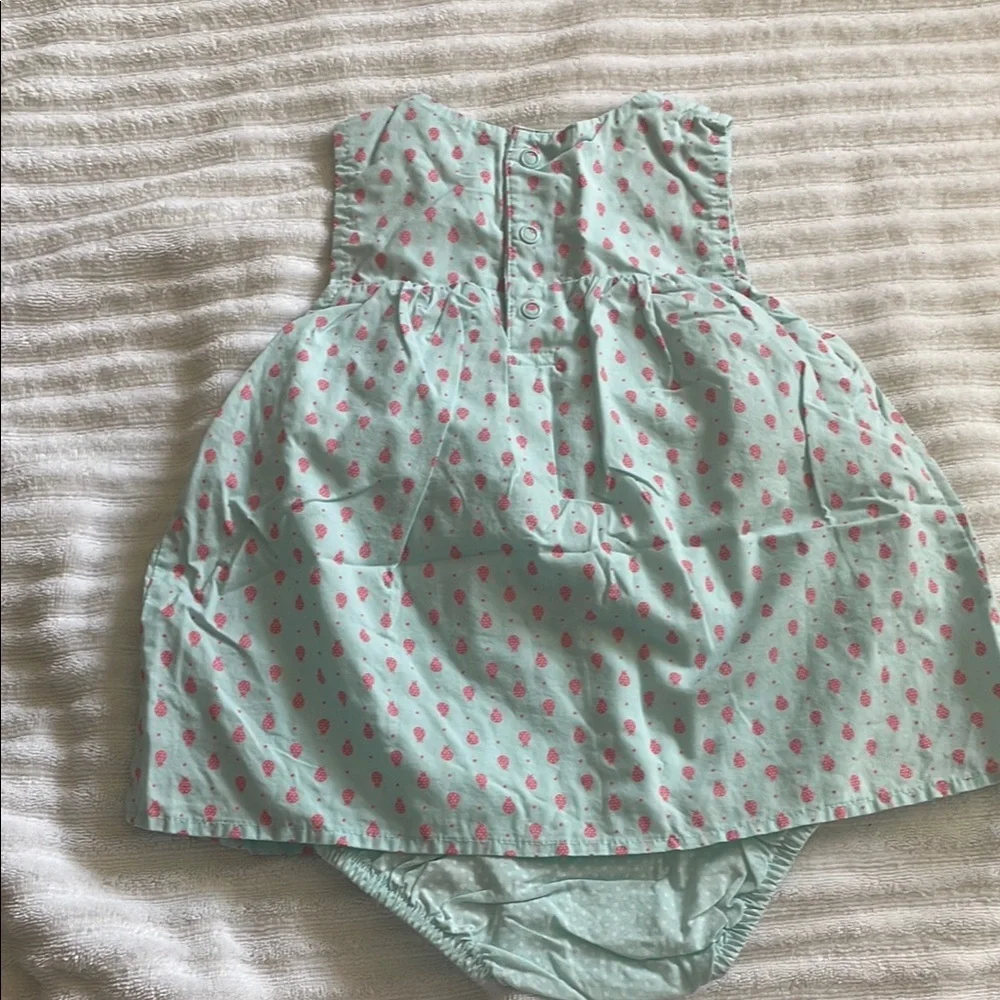 Carter's Green and Pink Diaper Covers with Polka Dots